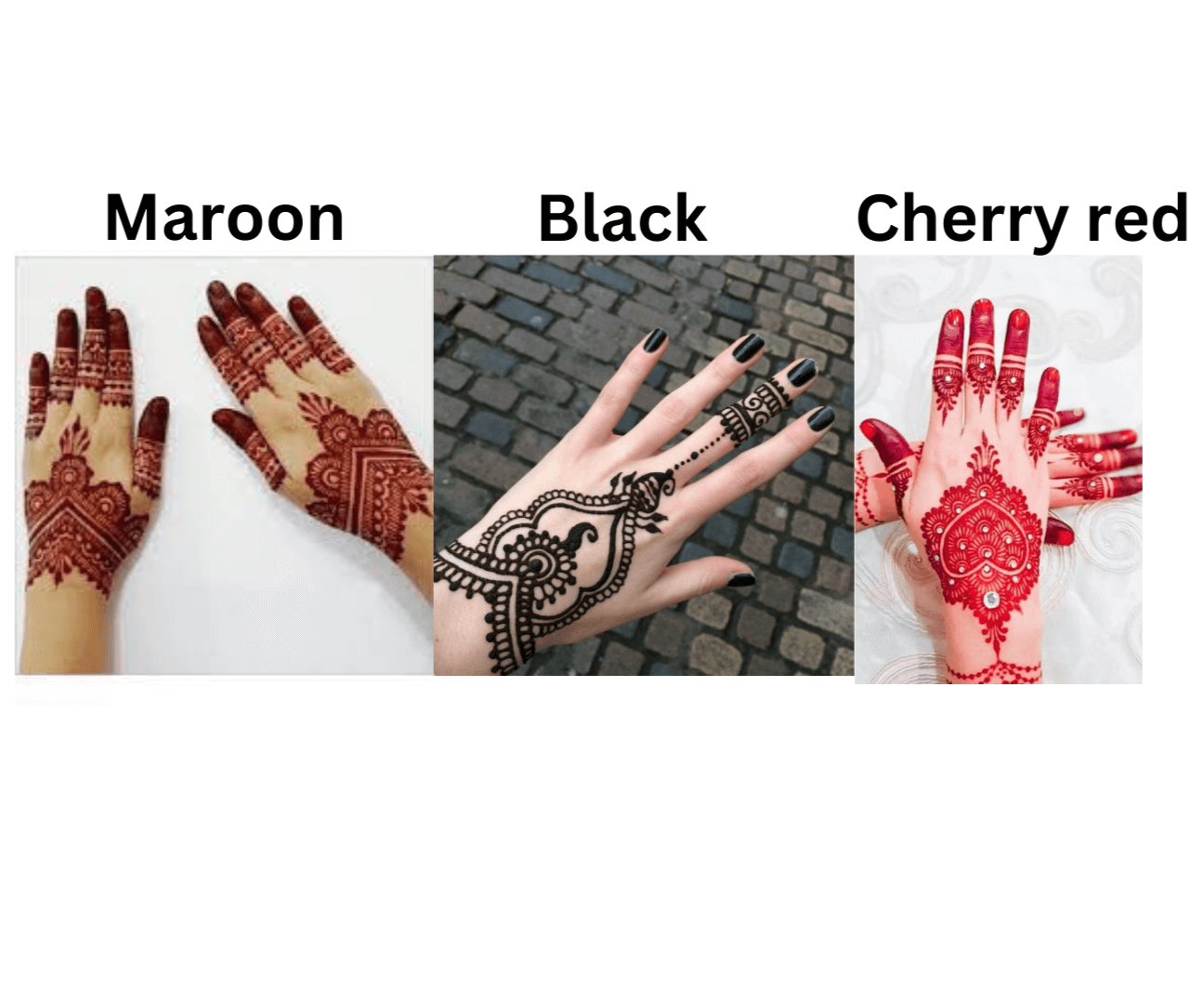 Henna Black-cherry Red-Maroon