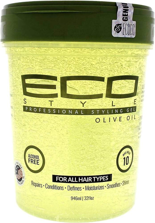 Eco Styler Olive Oil Hair Styling Gel, 32 oz