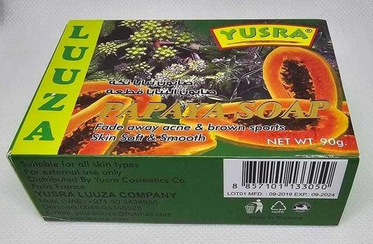 Yusra Luuza Papaya soap