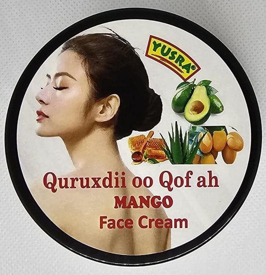 Yusra Luuza Mango face cream