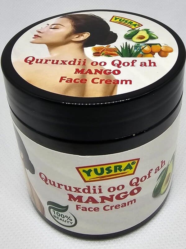 Yusra Luuza Mango face cream