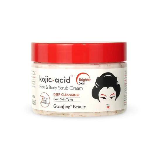 Kojic acid face and body scrub cream