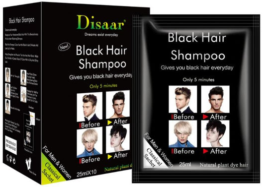 Black hair shampoo 10 pieces